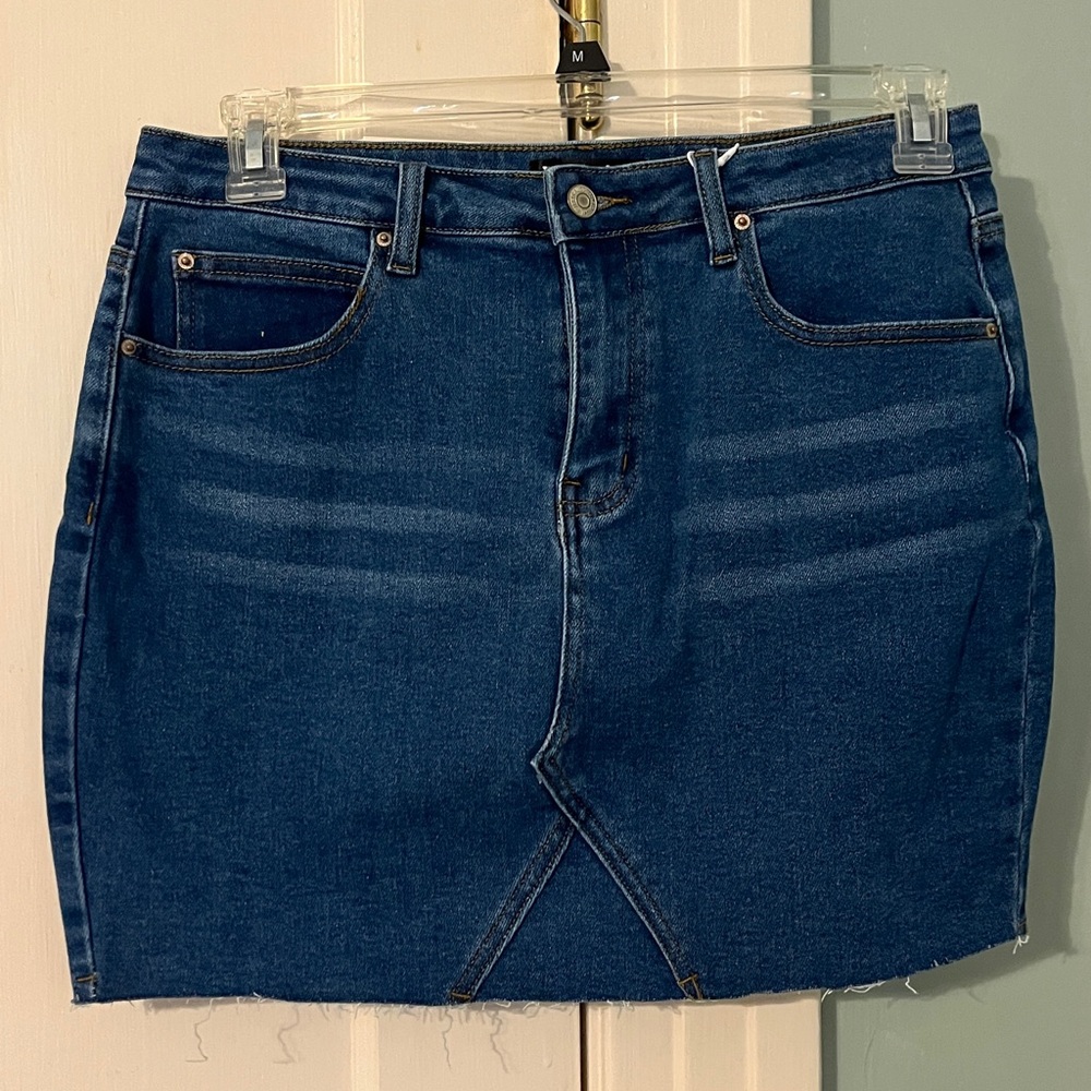 Denim Mini Skirt